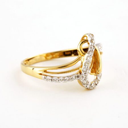 18k 750 yellow gold diamond ring| Alibaba.com